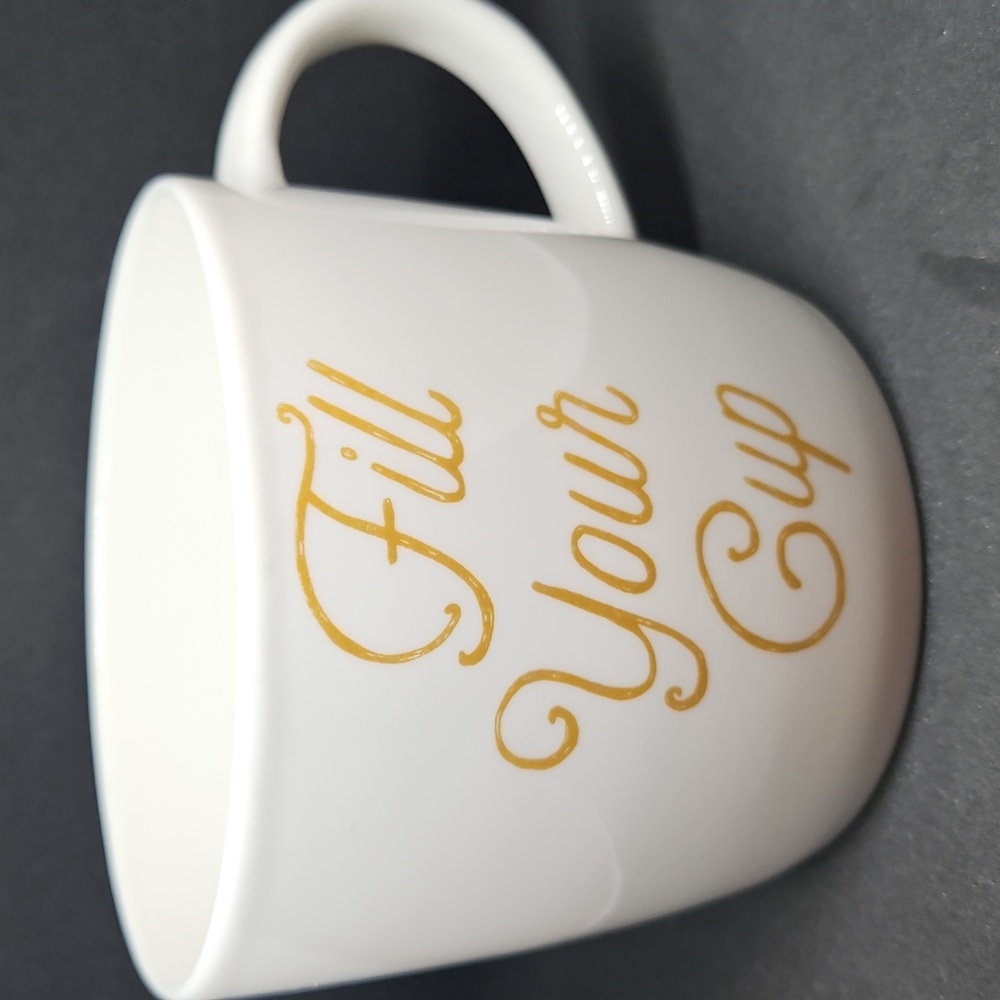 STARBUCKS 2016 "Fill Your Cup" 16.9 oz Mug Soup Cup Ice Cream Dish